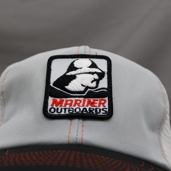 Vintage Patched Trucker Hat - Mariner Outboard Motors - Adult Snapback - Picture 2 of 8